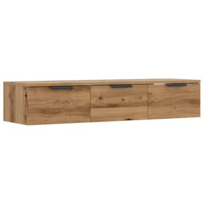 Afbeelding van vidaXL Wandkast 102x30x20 cm bewerkt hout artisanaal eikenkleur