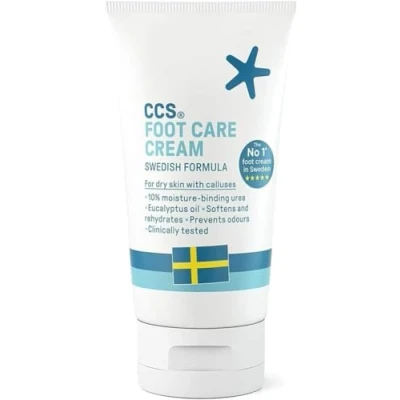 Afbeelding van CCS Professional Foot Care Crème voor gebarsten hielen en droge huid, 60 ml
