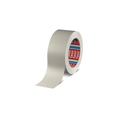 Afbeelding van tesa 4713 papierplakband 50 mm x m (50 mm, wit, 1 rol)