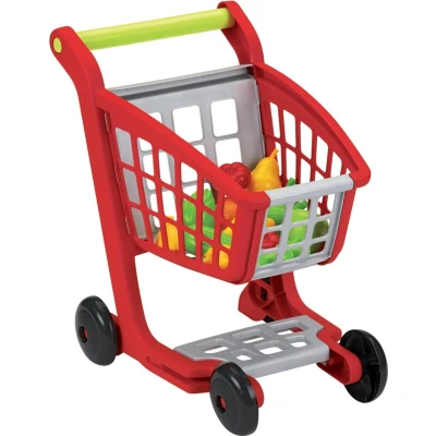 Afbeelding van Ecoiffier 100% Chef Winkelwagen met Boodschappen