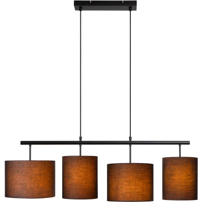 Afbeelding van Lucide MAYA Hanglamp 4xE27 Zwart