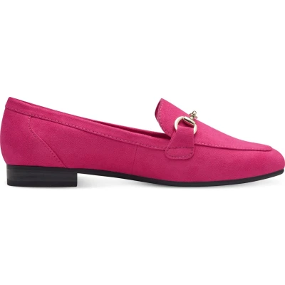 Afbeelding van Marco Tozzi Instappers, Dames, Maat: 36, Pink Textiel