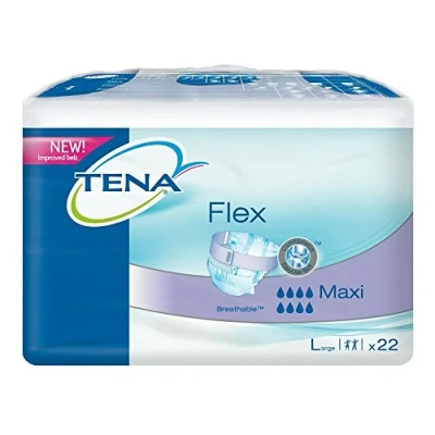 Afbeelding van Tena Flex Maxi Large Karton van 66 Incontinentieslips met gordel