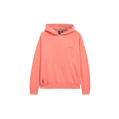 Afbeelding van Superdry Essential LOGO Hoodie, Dames, Maat: 34, Fiery coral