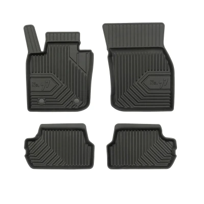 Afbeelding van FROGUM No. 77 77408661 Vloermatset Rubber voor en achter 4 Zwart Op maat gemaakt