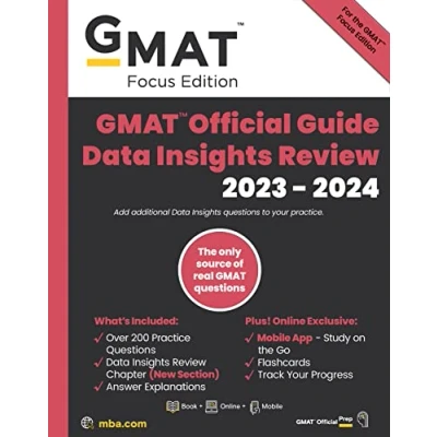 Afbeelding van GMAT Official Guide Data Insights Review 2023 2024, Focus Edition