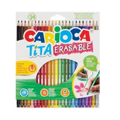 Image de TITA Lot de 24 crayons effaçables