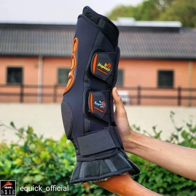 Image de eQuick Guêtres de Transport eBoots Kristal Aero Rear Noir Cob
