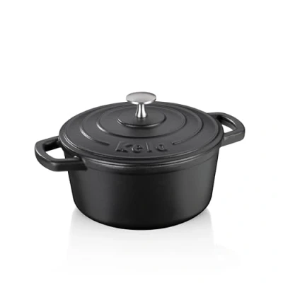 Afbeelding van Braadpan Gietijzer Zwart, 21 cm Kela Calido