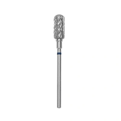 Afbeelding van Staleks Carbide nail drill bit, rounded safe “cylinder, blue, head diameter 6 mm/ working part 14 mm