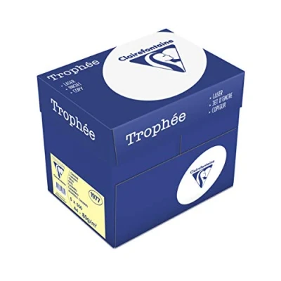 Afbeelding van Clairefontaine Trophée gekleurd papier, A4, 80 g, 500 vel, kanariegeel papier