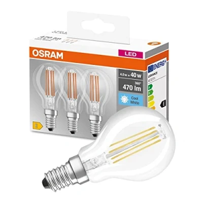 Afbeelding van Osram Led retrofit classic p 40 4w/840 230 fl e14 pack de 3 pcs 4058075819733
