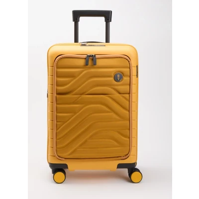 Afbeelding van Bric&#039;s Ulisse Cabin Trolley 55 Expandable Pocket mango Harde Koffer