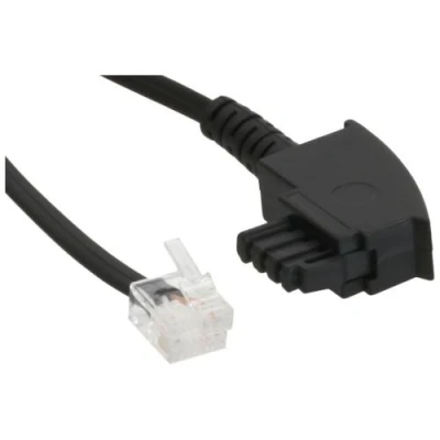 Image de Câble TAE F pour filtre DSL, InLine®, prise à Western 6/2 DEC, 15m