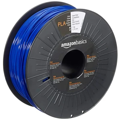 Afbeelding van Amazon Basics PLA filament voor 3D printers, 1,75 mm, donkerblauw, spoel, 1 kg
