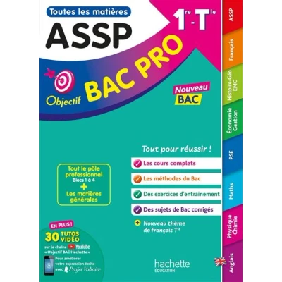 Image de Objectif BAC pro ASSP (1re et Term) Toutes les matières 2025