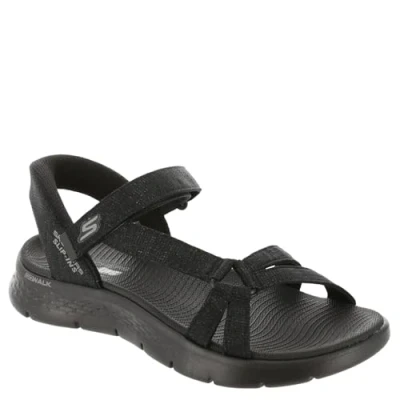 Afbeelding van Skechers Slip ins Go Walk Flex Zandal Illumin Dames Sandalen Zwart