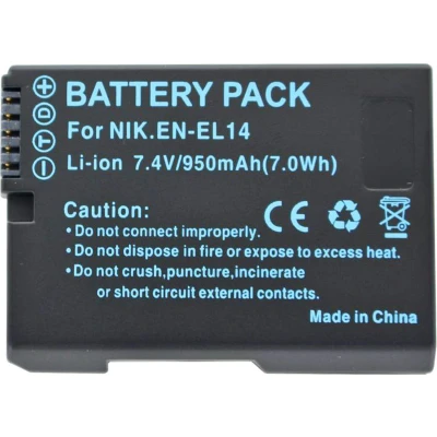 Afbeelding van Batterij geschikt voor Nikon EN EL14, CoolPix P7000 (niet origineel)