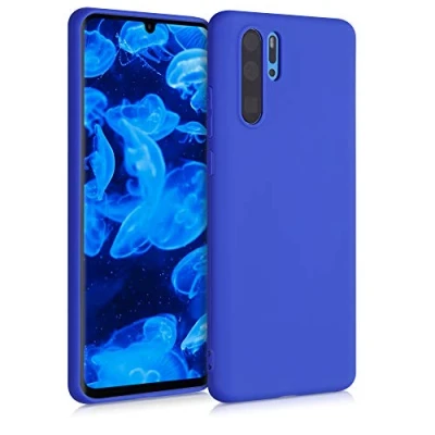 Afbeelding van kwmobile telefoonhoesje geschikt voor Huawei P30 Pro Hoesje smartphone Back cover in Baltisch blauw