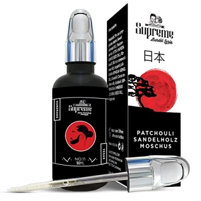 Afbeelding van Bartstoppel® Supreme Japanse baardolie voor mannen, tegen roos, versnelling van de baardgroei, dagelijkse baardverzorging, veganistische olie
