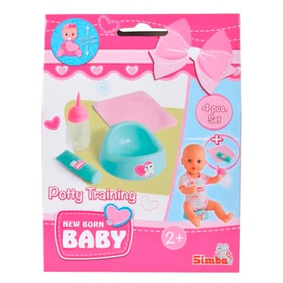 Afbeelding van Simba New Born Baby Potty Training Set Poppen Accessoires Vanaf 2 jaar