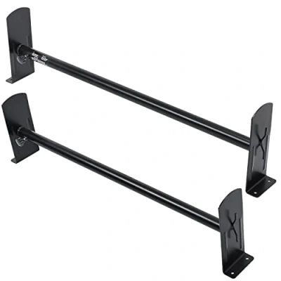 Afbeelding van VEVOR 91 x 26 10 cm Dakladderrekken, Gelegeerd Staal, Max. 226.8 kg, Met Gegalvaniseerd Oppervlak en Sterke Grip, Voor Kleinere Bestelwagens Regengoten, 2 Stuks