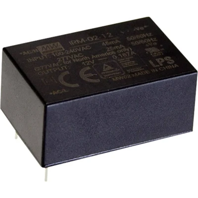 Afbeelding van Mean Well IRM 02 9S AC/DC printnetvoeding 9 V/DC 222 mA 2 W
