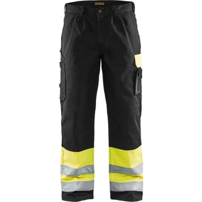 Afbeelding van Blaklader Werkbroek High Vis 1584 1860 Geel/Zwart C54
