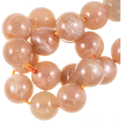 Afbeelding van Zonnesteen Kralen (8 mm) 25 Stuks