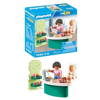 Image de Playmobil My Life 71540 Stand de gaufres