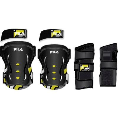 Afbeelding van Skate Protection Junior Zwart Geel 3 pack 990 XS Accessoires