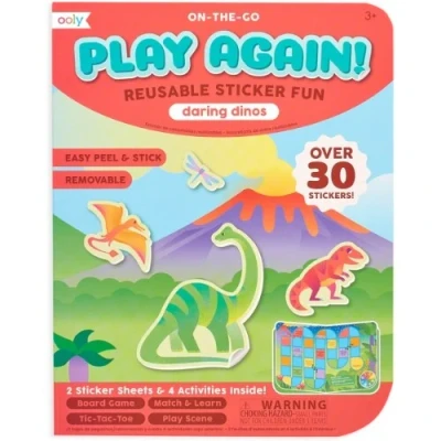 Afbeelding van Ooly herbruikbare stickerspelletjes dino&#039;s