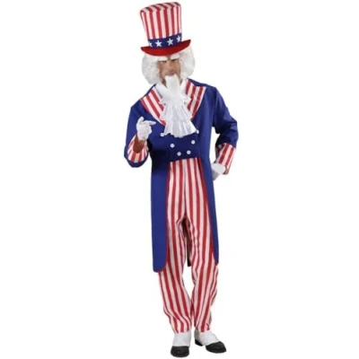 Image de Deguisement Oncle Sam Tricolore S