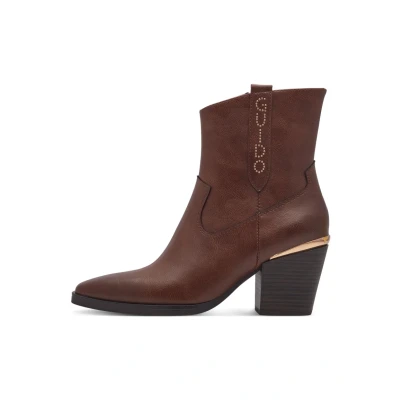Afbeelding van Marco Tozzi Korte laarzen, Dames, Maat: 36, Chestnut Kunststof