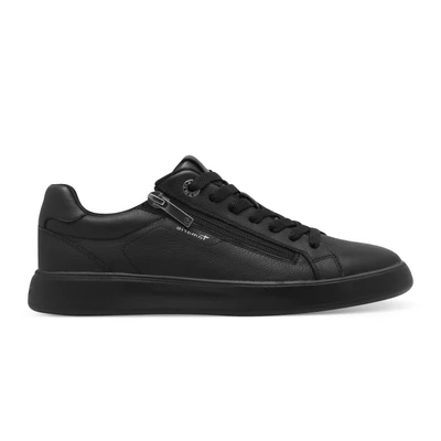 Afbeelding van Tamaris Sneakers laag, Dames, Maat: 36, Black uni Leer en imitatieleer