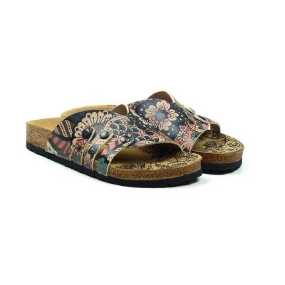 Afbeelding van Goby Midnight Garden Dames Sandalen Vegan Handmade Maat 35