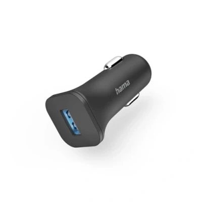 Afbeelding van Hama Auto Oplader Met Usb A Aansluiting 6 W Zwart