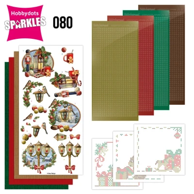 Afbeelding van Sparkles Set 80 Amy Design Christmas Lantern
