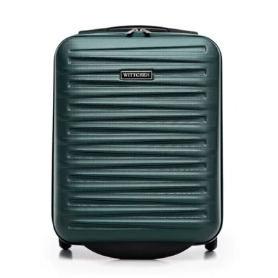 Afbeelding van WITTCHEN Skyspeed Line Harde ABS koffer, reiskoffer, trolley, cijferslot, telescopische handgreep, 4 wielen, Groen, Kleine koffer