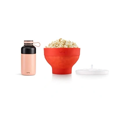 Afbeelding van Lékué 3000215SUR Popcorn cadeauset, siliconen