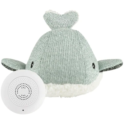 Afbeelding van Flow Amsterdam Oplaadbare Hartslag knuffel Moby Green White noise Ademgeluid