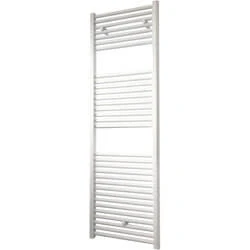 Afbeelding van DRL Lisa handdoekradiator met 4x 1/2 aansluiting, wit (RAL 9016) 665