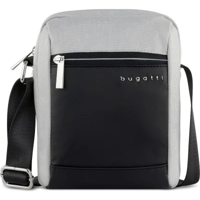 Afbeelding van bugatti Shoulderbag Small Schoudertas, Heren, Maat: One Size, Light grey