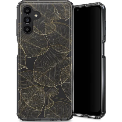 Afbeelding van Selencia Hoesje Geschikt voor Samsung Galaxy A13 (4G) Zarya Fashion Extra Beschermende Backcover goud