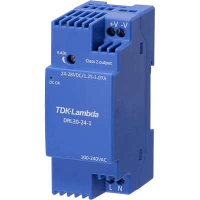 Afbeelding van TDK Lambda DRL30 15 1 DIN rail netvoeding V 1.68 A 25.2 W Inhoud: stuk(s)