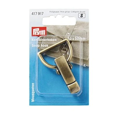 Afbeelding van Prym Karabijnhaak, 30 mm, antiek borstels