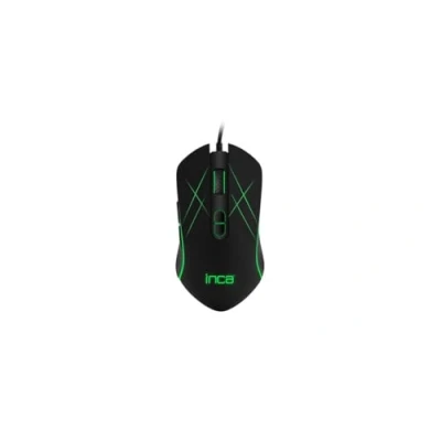 Afbeelding van INCA IMG GT12 6 LED SOFTWEAR/ SILENT gaming MOUSE / 3200 dpi 7 knoppen Macro Software.