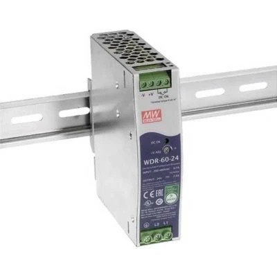 Afbeelding van Mean Well WDR 60 5 DIN rail netvoeding V/DC 10 A 50 W Aantal uitgangen: 1 x Inhoud: stuk(s)