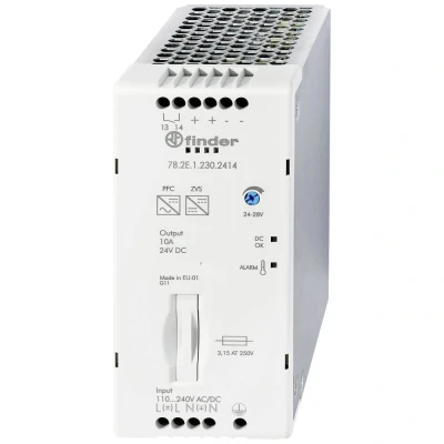 Afbeelding van Finder 78.2E.1.230.2414 DIN rail netvoeding 24 V/DC 10.8 A 240 W Inhoud: 1 stuk(s)
