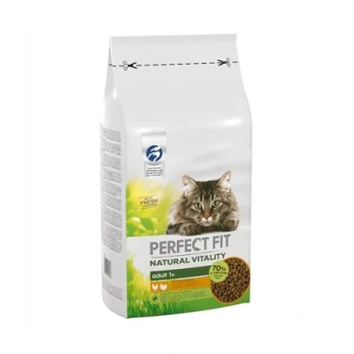 Afbeelding van 6kg Natural Vitality Kip &amp; Kalkoen Perfect Fit Kattenvoer